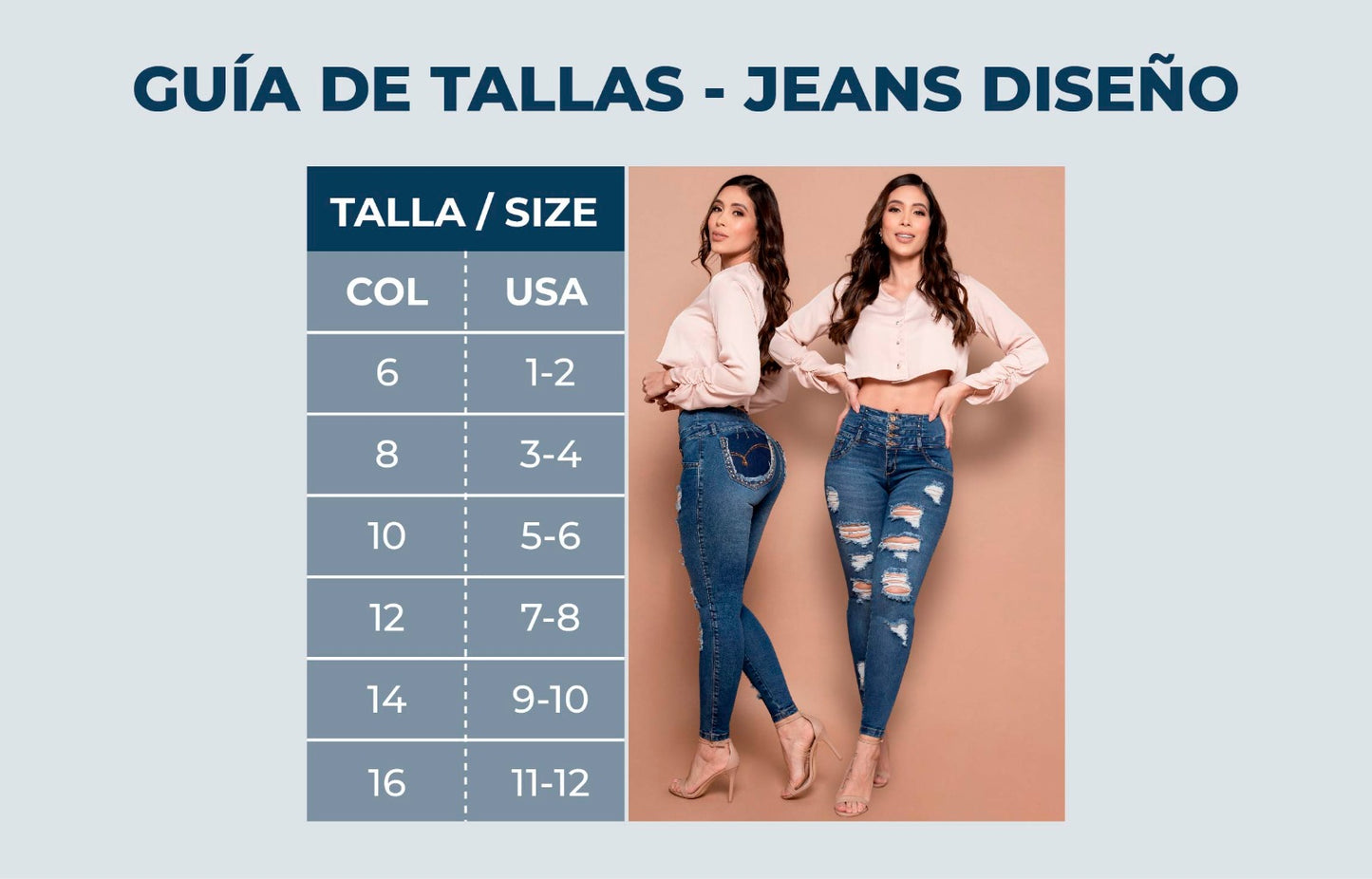 JEANS COLOMBIANOS LEVANTA COLA